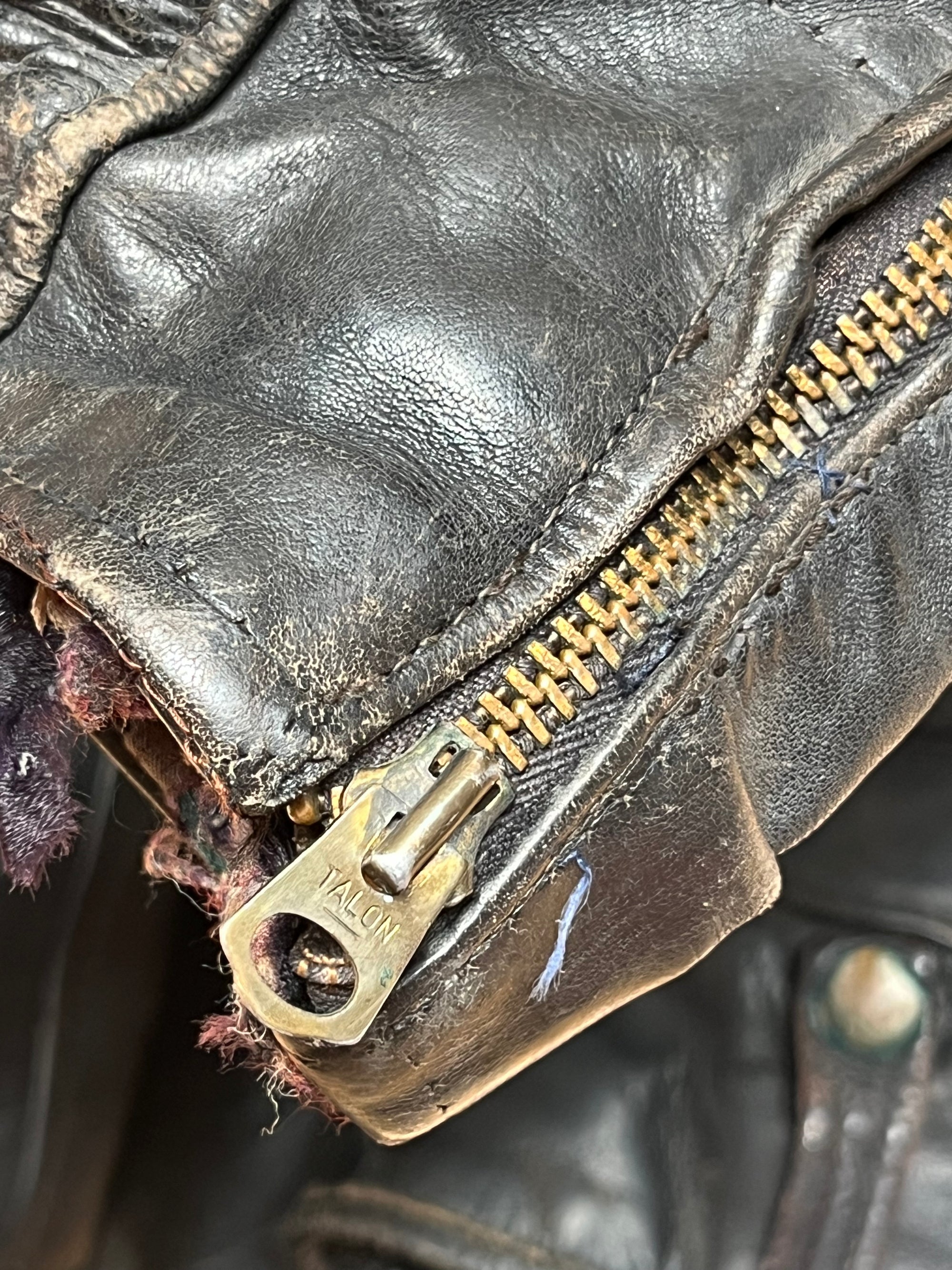 Vintage 1950s Buco J-24 “D Pocket” Horsehide Leather Biker Jacket