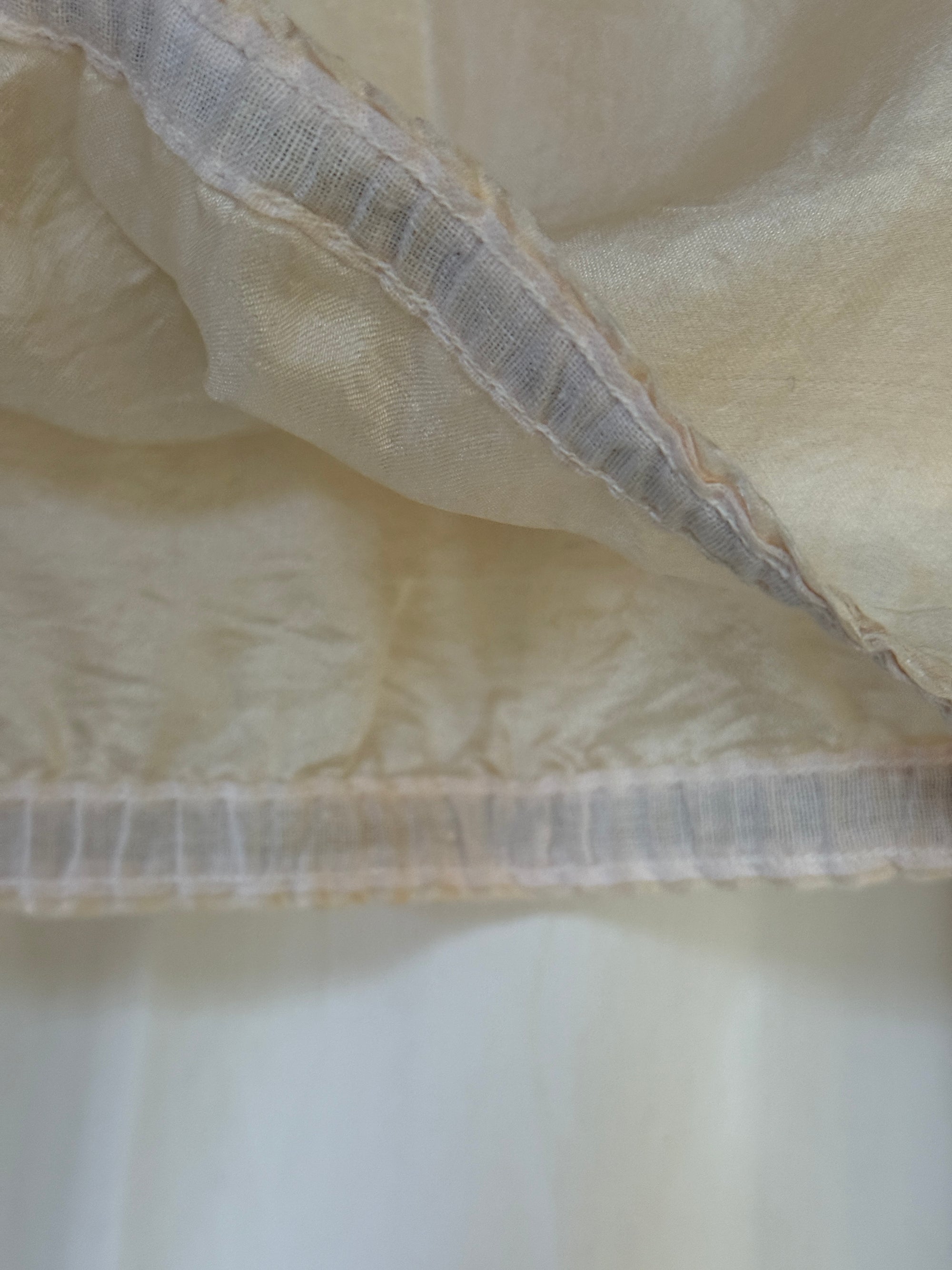 Vintage 1920s Silk &amp; Lace Tank Top | Flapper Era Sleeveless Camisole