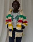 Vintage 1960’s Hudson Bay Wool Blanket Reversible Jacket