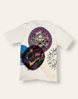 Vintage 1970s Kelley Mouse Studio Test Print T-Shirt | Home Grown Weed | City Lights Bookstore Graphic | Rare 1970s Psychedelic Art T-Shirt