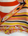 Vintage 1960’s Emilio Pucci Geometric Silk Blouse | Made in Italy Saks Fifth Avenue Silk Shirt