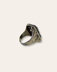Vintage 1900’s Sardonyx Cameo 14k White Gold Ring Size 10
