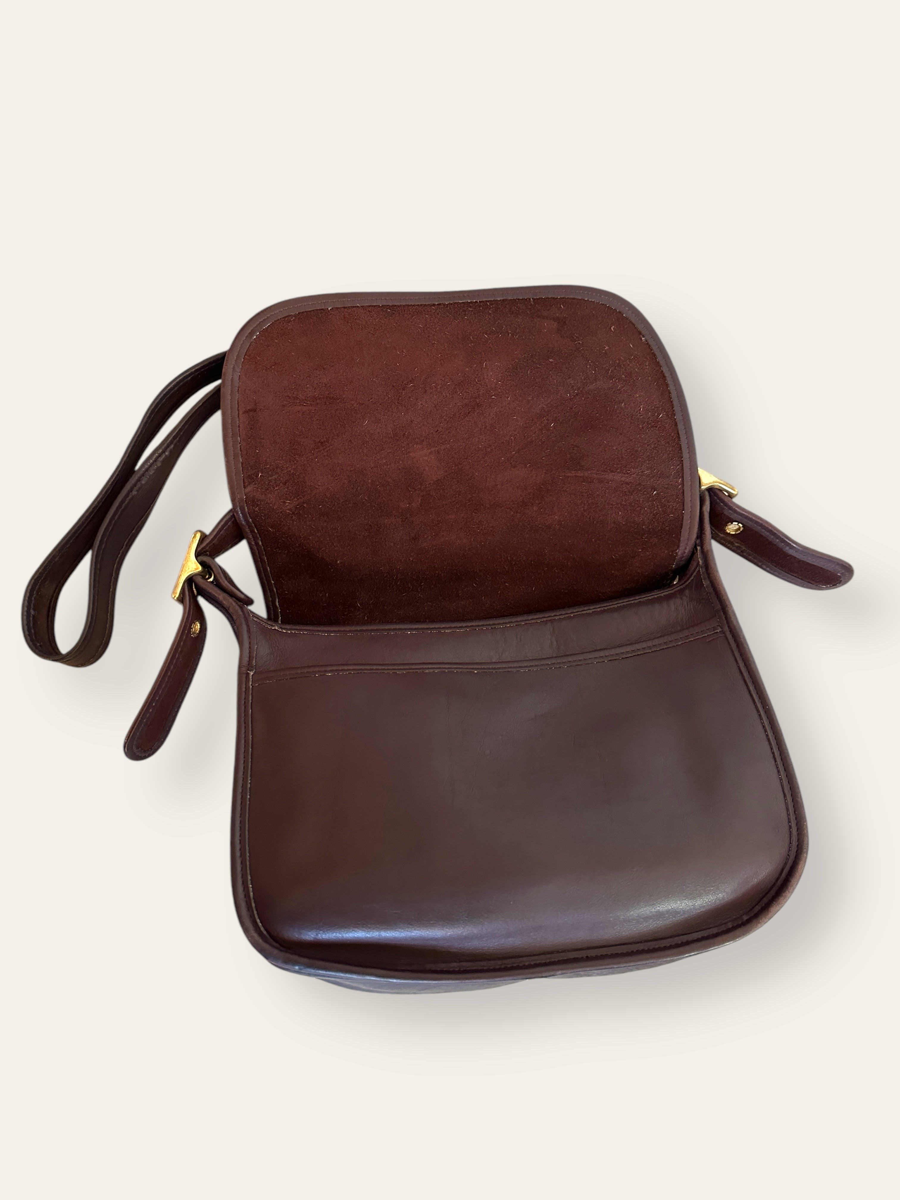 Vintage 1990's Coach 9951 Patricia's Legacy Dark Brown Bag