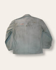 Vintage 1940’s WWII USMC P41 HBT Twill Stencil Utility Jacket