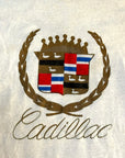 Vintage 1980s Cadillac Wreath Crest T-Shirt | Script Logo Tee