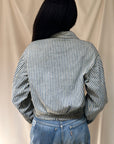 Vintage 1940’s Railroad Engineer Stripe Denim Jacket