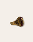 Vintage 1940’s HJ 10k Gold Art Deco Class Ring Size 10.5