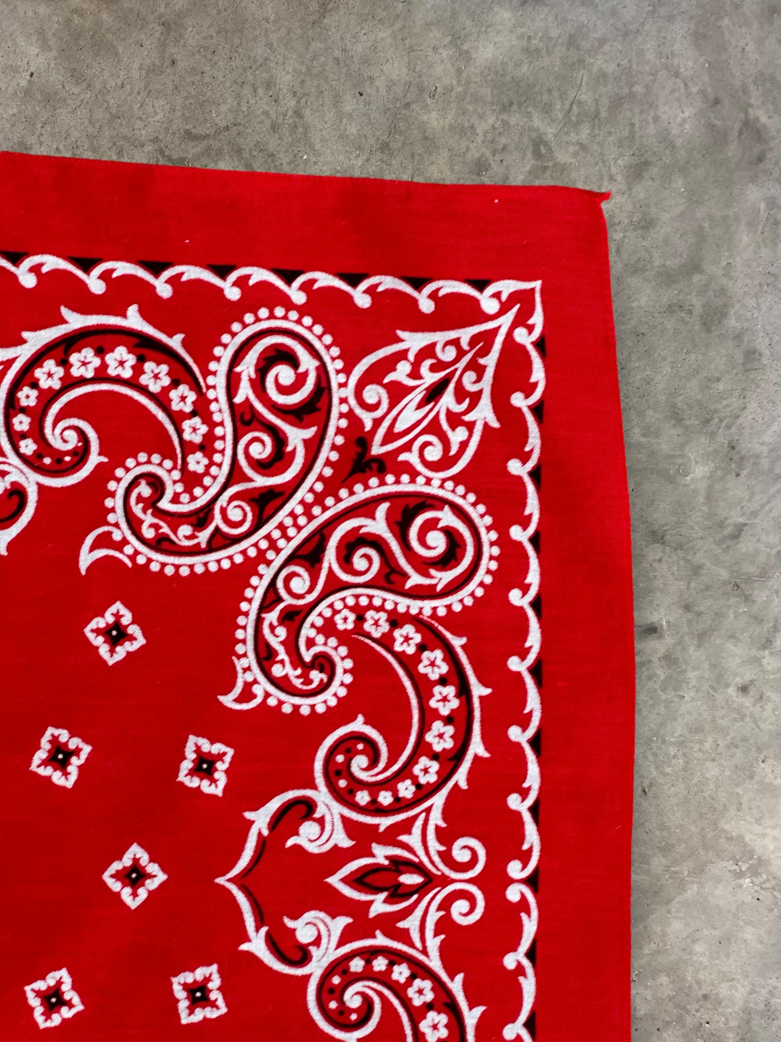 Vintage 1950's Paisley Fast Color Bandana – Afterlife Boutique