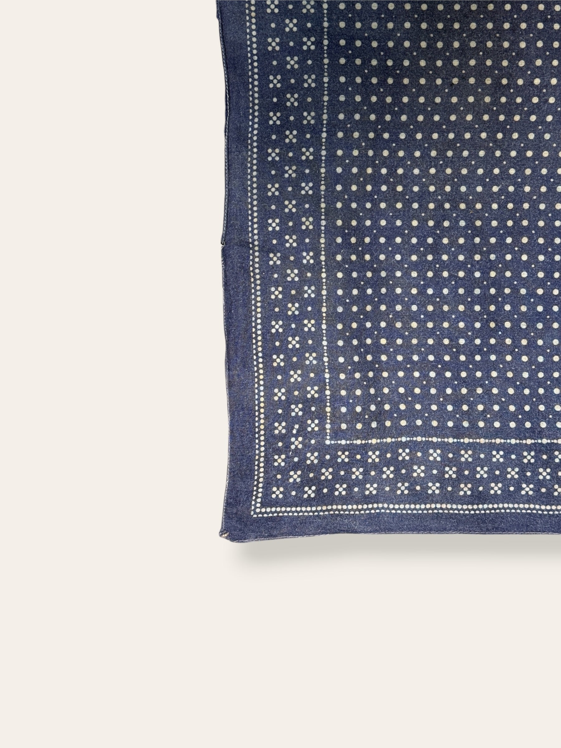 Vintage 1950’s Duplex Fast Indigo Bandana