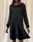 Vintage 1920’s Chiffon & Velvet Flapper Dress