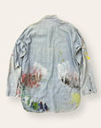 Vintage 1950’s Triple Stitch Chambray Painter’s Work Shirt