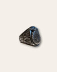 Vintage 1970s Balfour Sterling Silver FFA Ring | Eagle Emblem Signet Statement Ring Size 10
