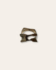 Vintage Modernist Sterling Silver Ring Size 7.5