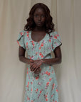 Vintage 1940s Mode O’Day Rayon Dress | Vintage Floral Day Dress