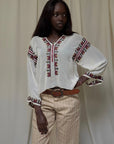 Vintage 1940’s Eastern European Embroidered Blouse