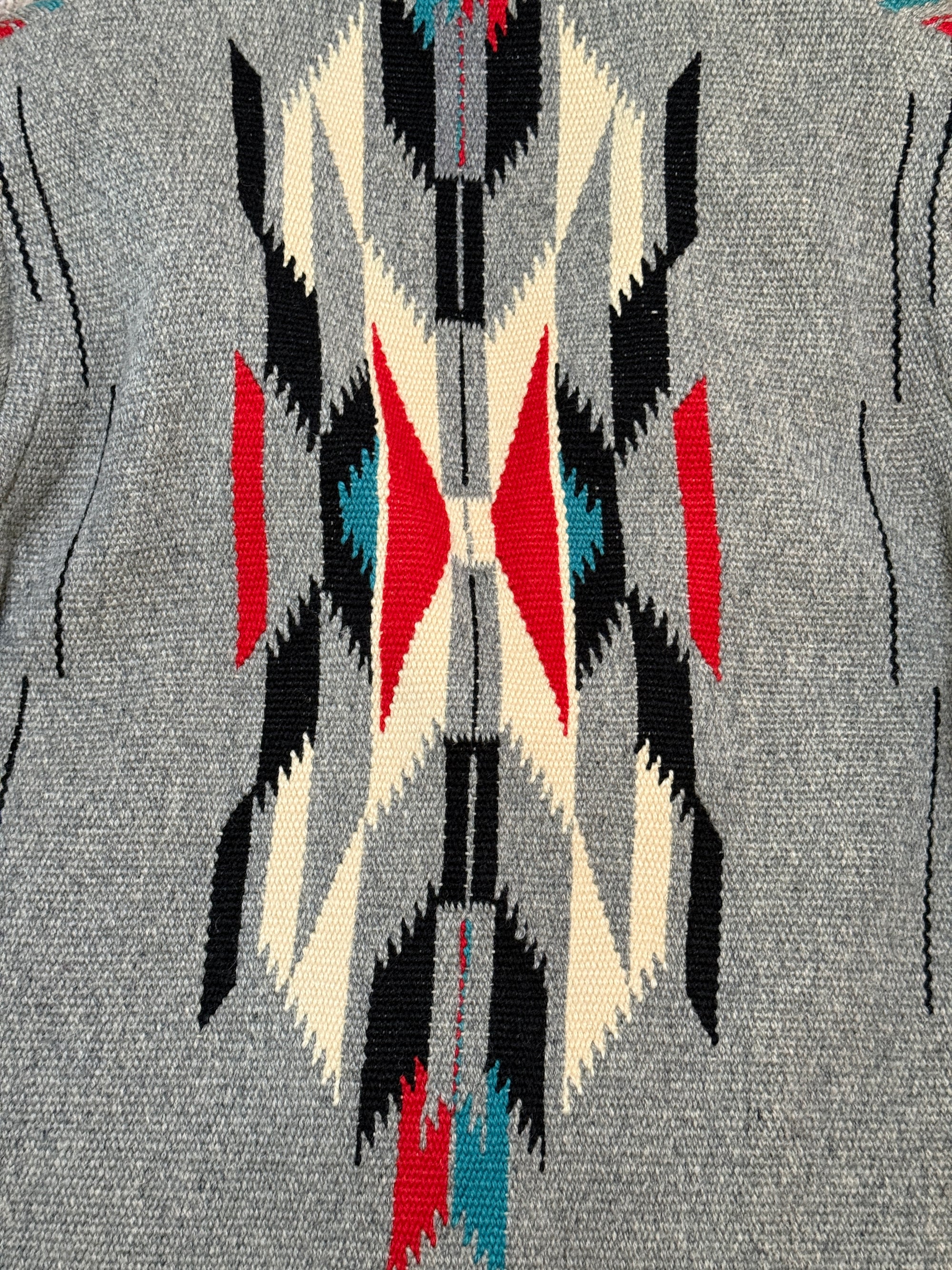 Vintage 1940’s Chimayo Ganscraft Woven Jacket | Southwest Hand Woven Wool Jacket