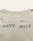 Vintage 1950’s Distressed USN Single V Stencil Sweatshirt