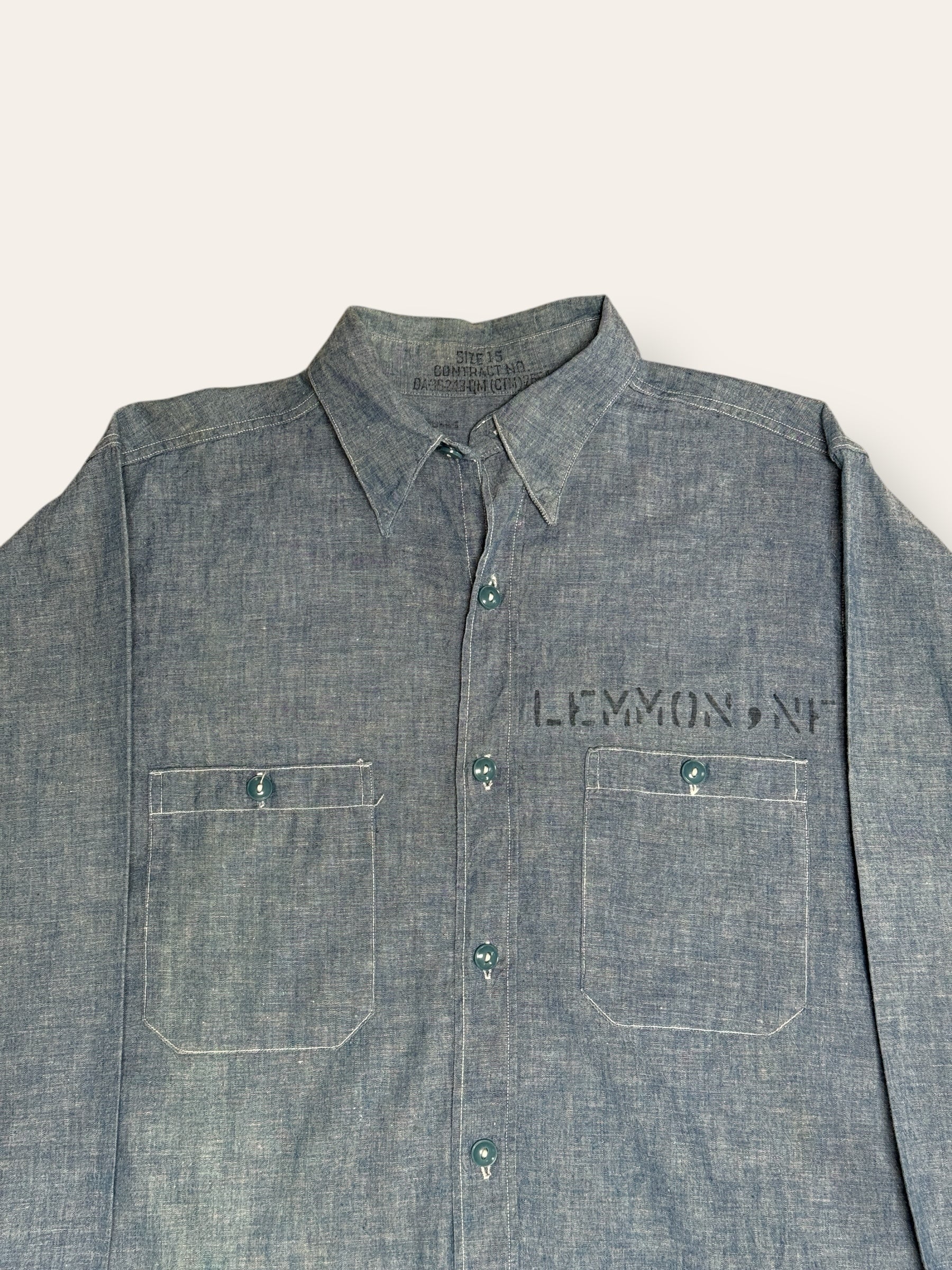 Vintage 1940’s US Navy Chambray Shirt