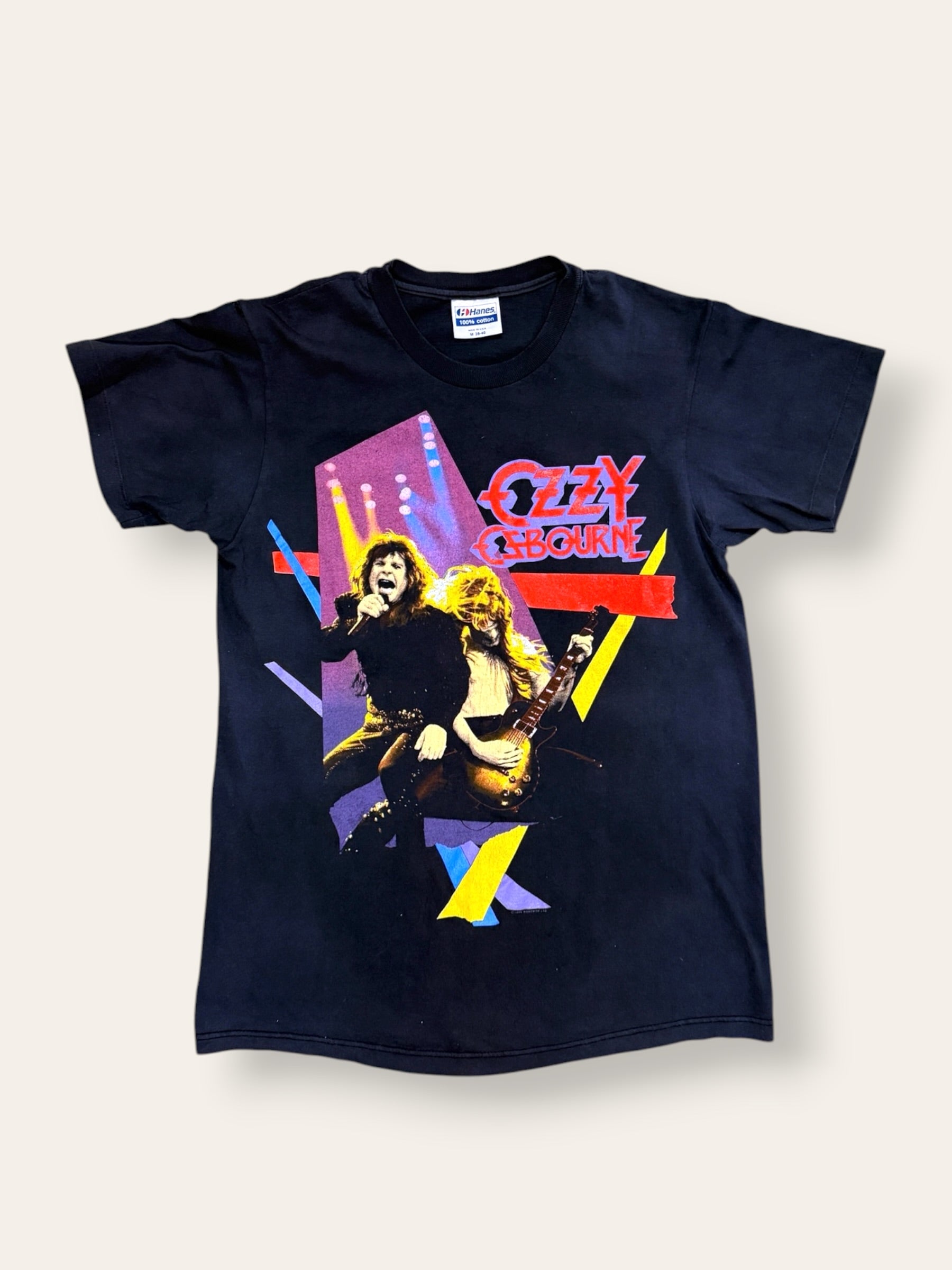 Vintage 1980s Ozzy Osbourne No Rest For The Wicked Tour T-Shirt |  1989 Ozzy Rock Tee