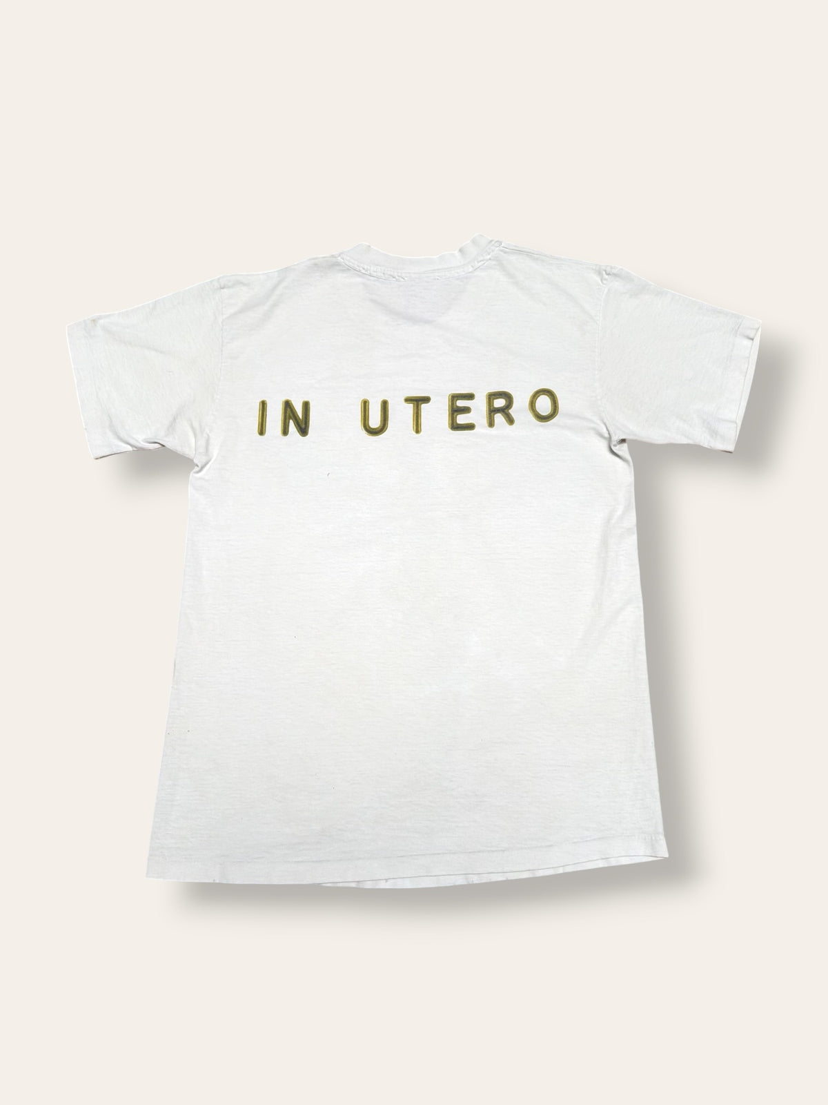 Vintage 1993 Nirvana In Utero Angel T-Shirt | 1990s Original Grunge Band Tee