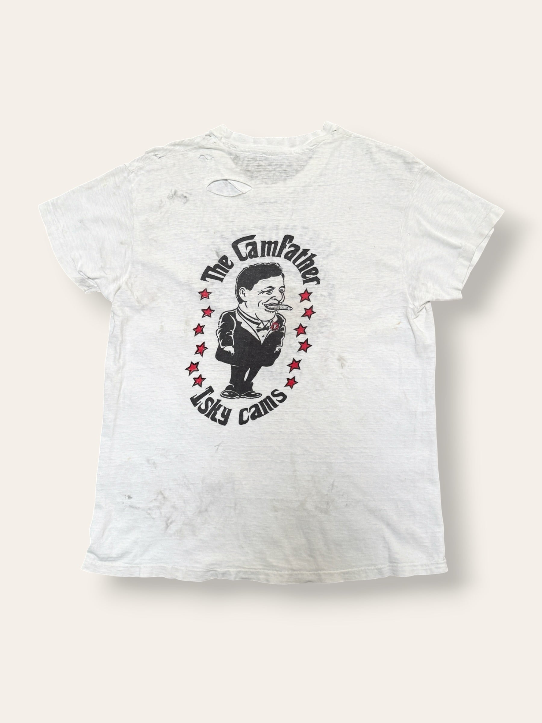 Vintage 1970 Iskenderian Cams Bonneville Racing T-Shirt | Distressed 1975 27th Annual SCTA Tee