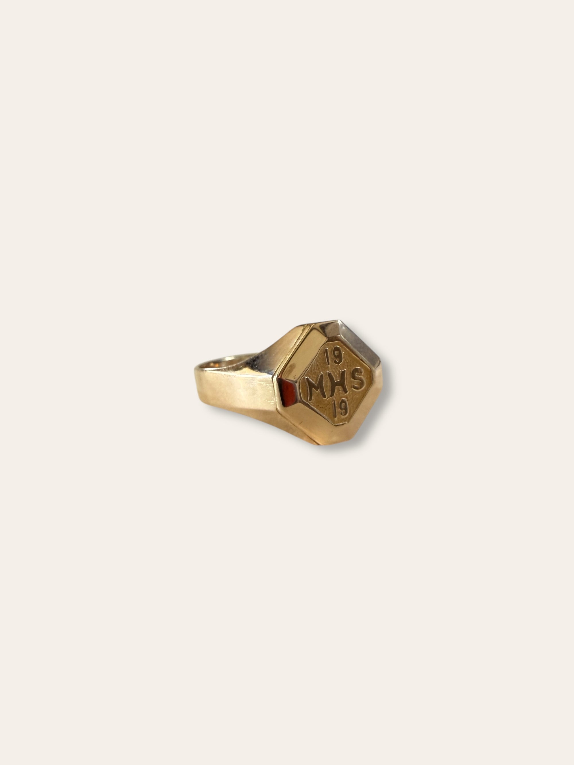 Vintage 1919 10k Gold Class Ring Size 6.5