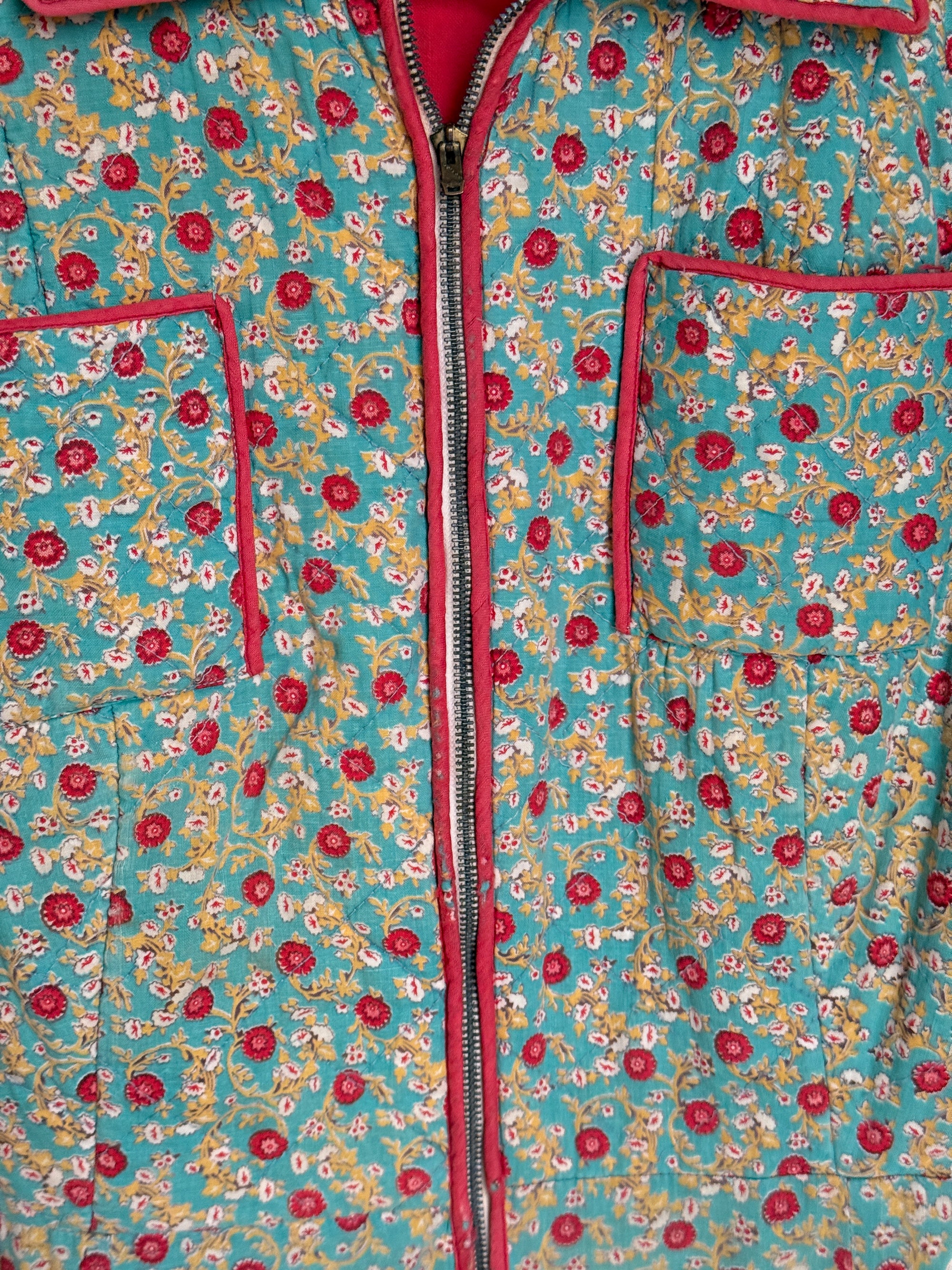 Vintage 1930s Quilted House Dress
