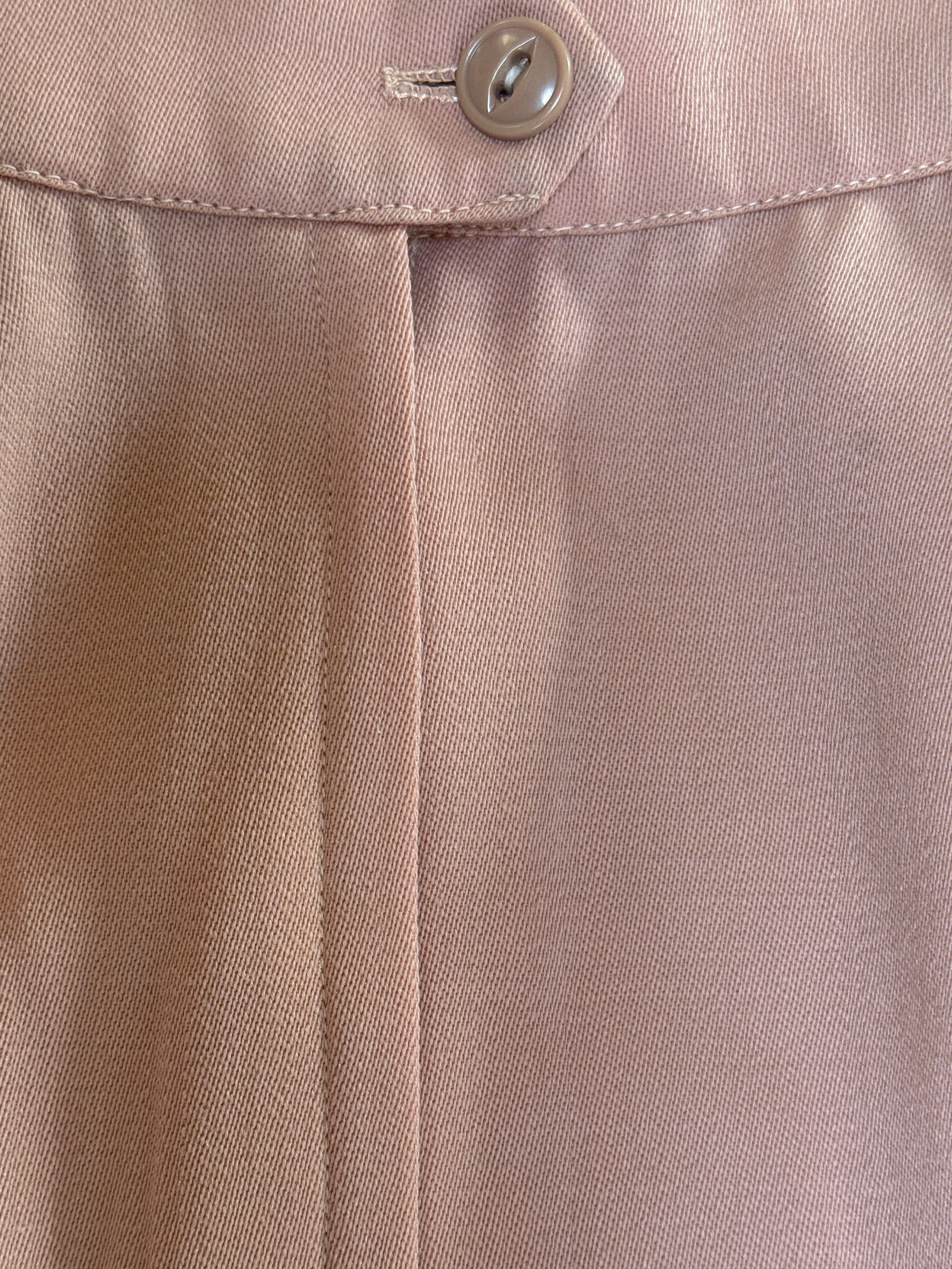 Vintage 1940's Gabardine Hollywood Western Skirt | Chain Stitch Embroidery, Rhinestones &amp; Suede Fringe W:25