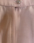 Vintage 1940's Gabardine Hollywood Western Skirt | Chain Stitch Embroidery, Rhinestones & Suede Fringe W:25