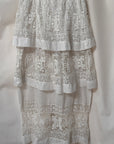 Vintage Edwardian Tiered Wedding Dress