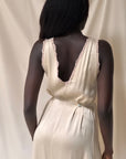 Vintage 1930’s Silk & Lace Champagne Slip Dress