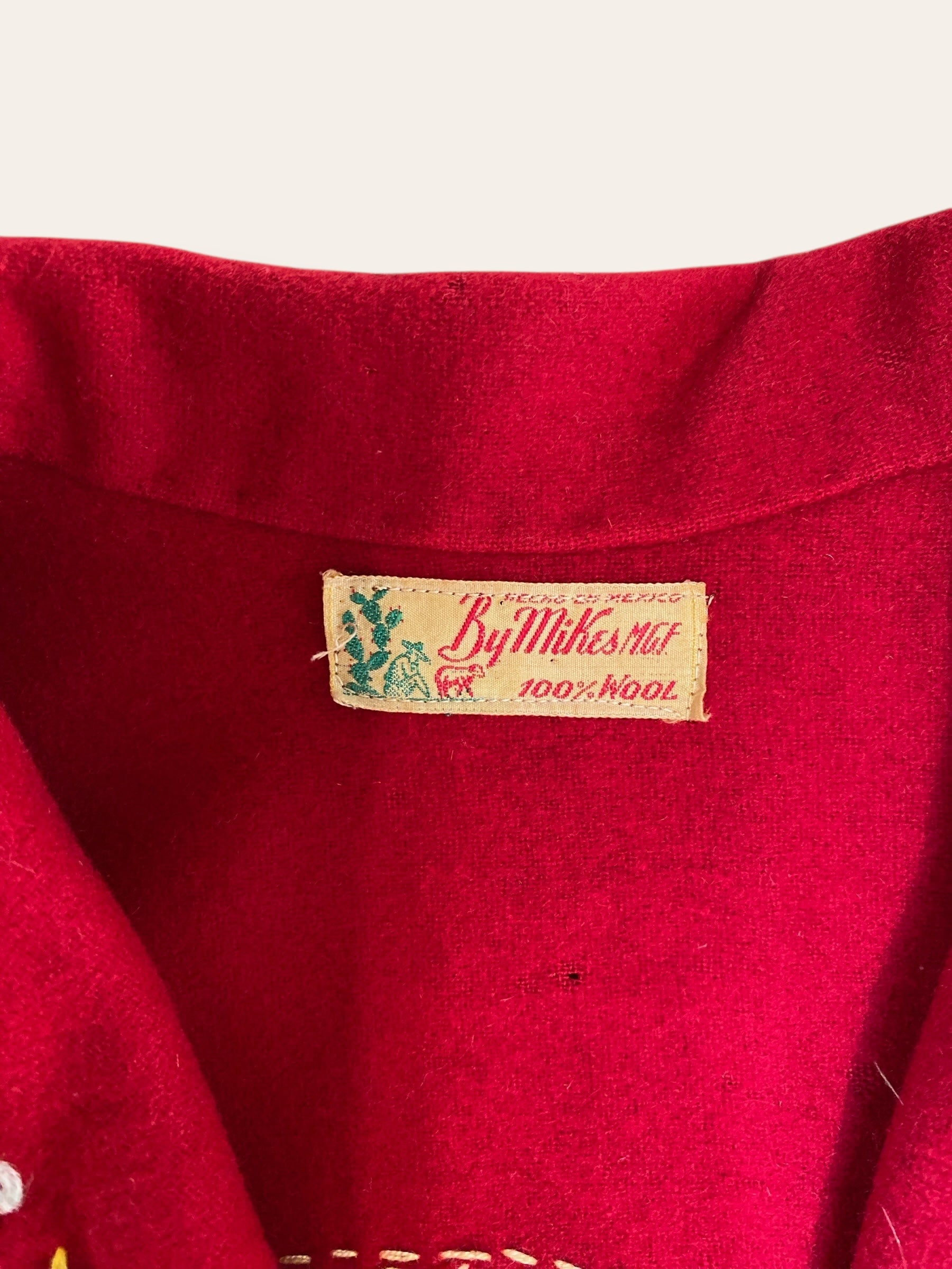 Vintage 1940’s By Mikes MGF Mexican Souvenir Jacket