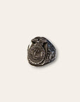 Vintage 1970s Balfour Sterling Silver FFA Ring | Eagle Emblem Signet Statement Ring Size 10