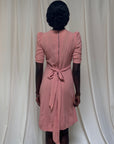 Vintage 1940’s Smocked Rayon Dress