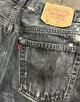 Vintage 1980’s Levi’s 501 Black Bleached Denim W:30