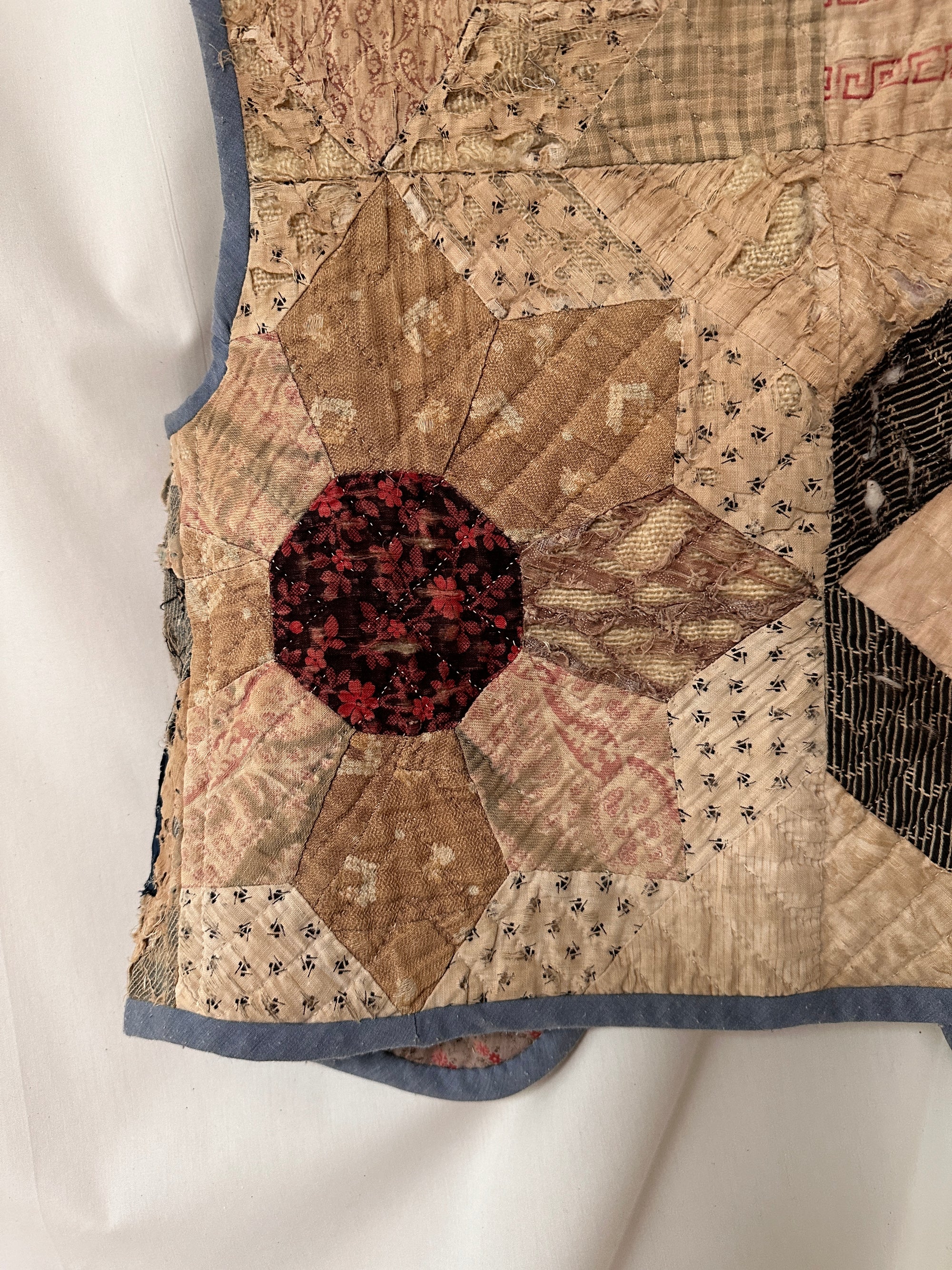 Vintage Early 1900’s Calico Quilt Vest