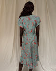 Vintage 1940s Mode O’Day Rayon Dress | Vintage Floral Day Dress