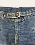 Vintage 1960’s - 70’s Denim Motorcycle Pants W:33