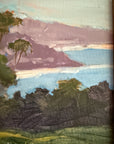 2000s Jeff Yeomans Original Oil Painting | Laguna Beach California Coastal Landscape Impressionist Art