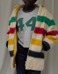 Vintage 1960’s Hudson Bay Wool Blanket Reversible Jacket