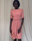 Vintage 1940’s Smocked Rayon Dress