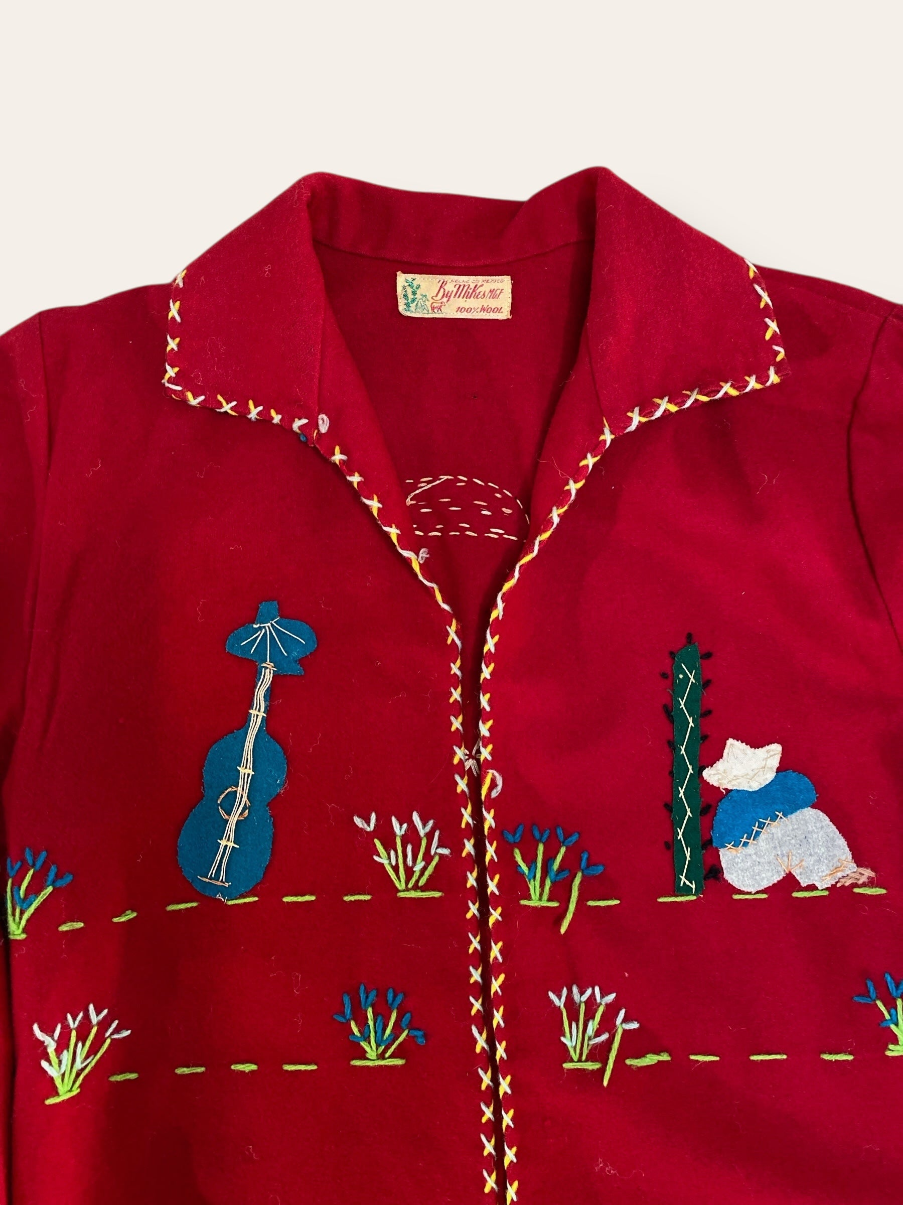 Vintage 1940’s By Mikes MGF Mexican Souvenir Jacket