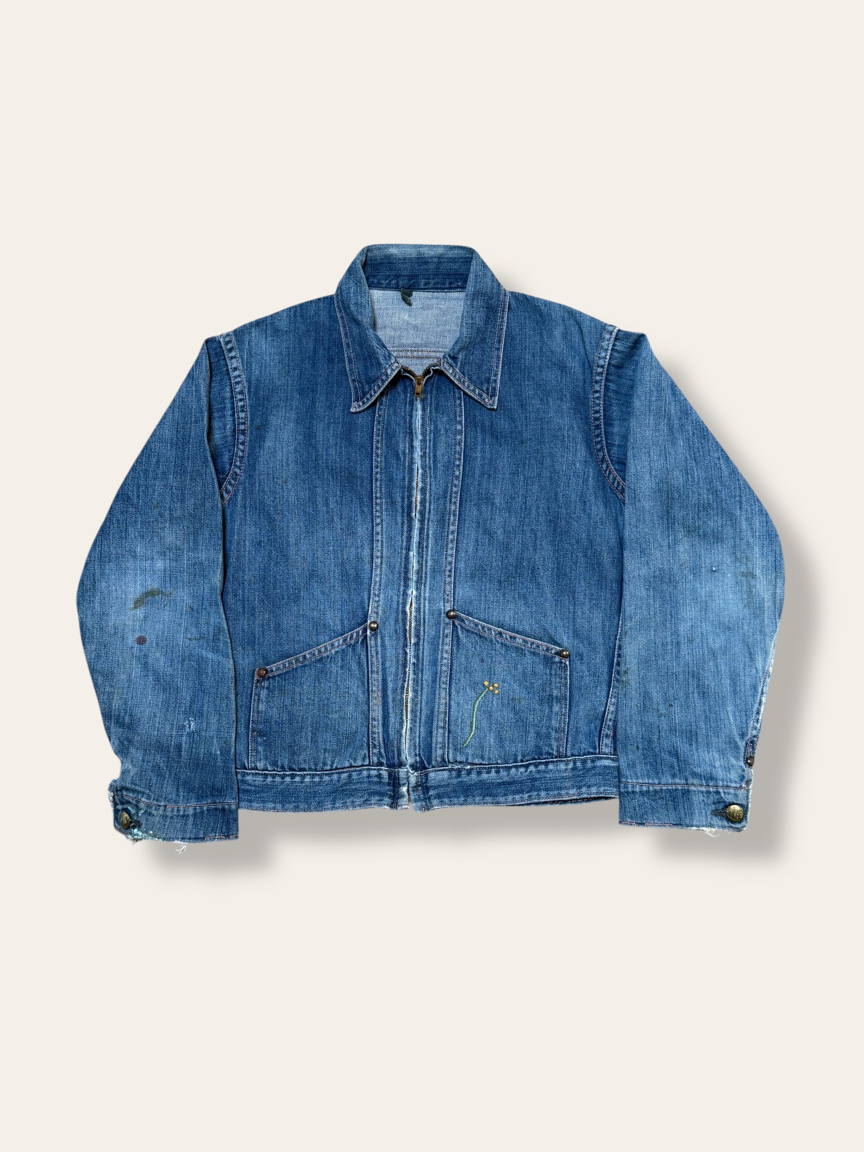 Vintage 1950's Baker Denim Jacket – Afterlife Boutique