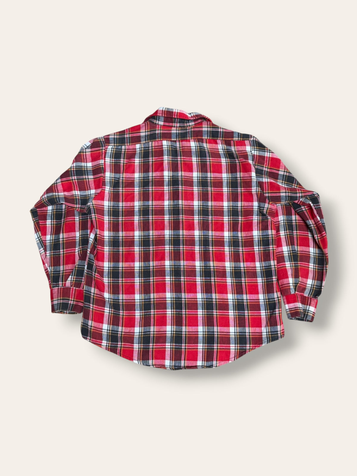 Vintage 1960’s King Kole Cotton Flannel Shirt | Plaid Workwear Shirt