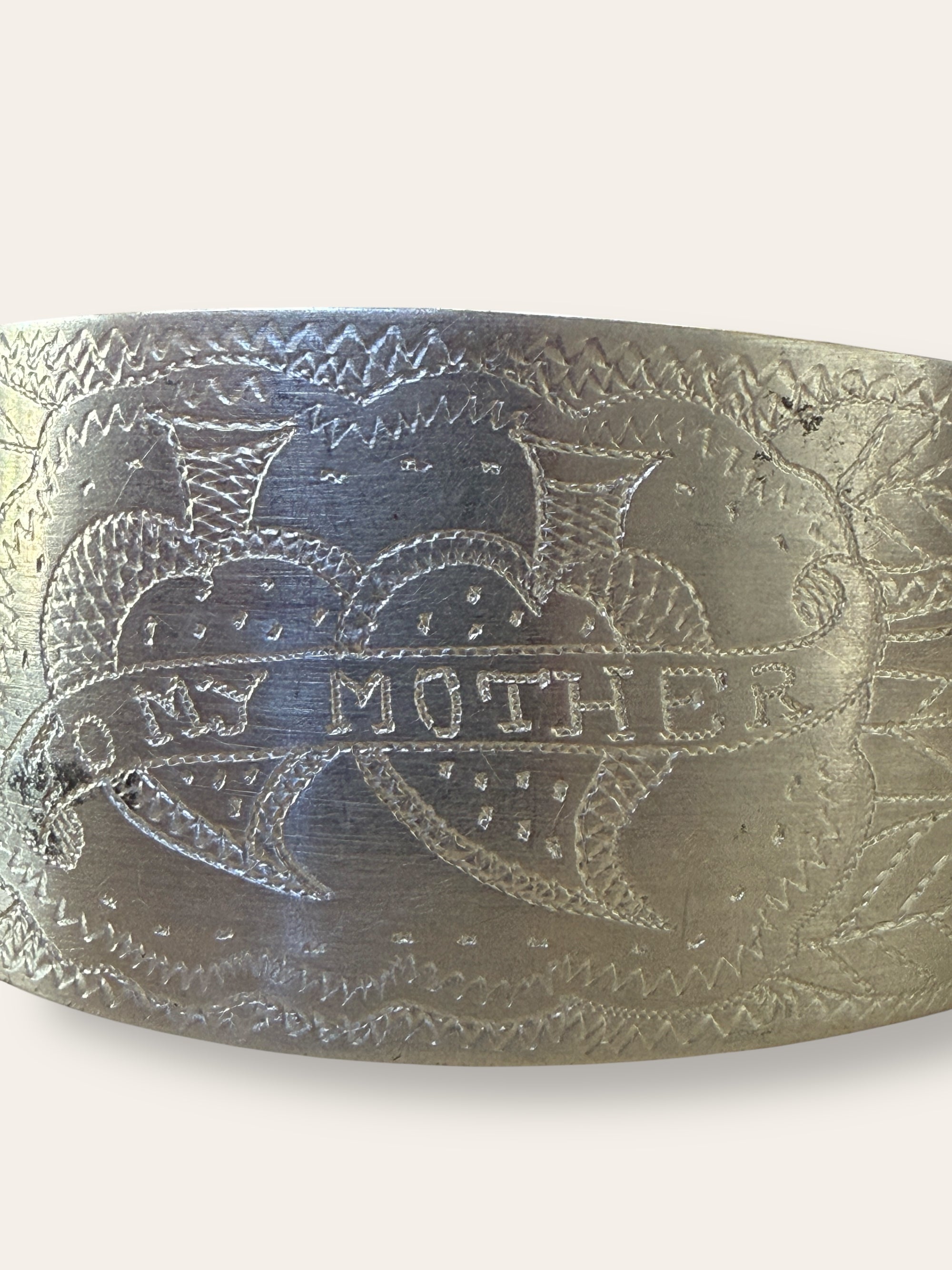 Vintage 1945 Trench Art Cuff