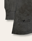 Vintage 1930s Distressed Cotton Grey Heather Work Cardigan