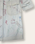 Vintage 1940’s Embroidered Signature Autograph Jacket | Class Autograph Coat