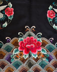 Vintage 1920’s Chinese Silk Jacket | Antique Hand Embroidery Crane Floral Motif Silk