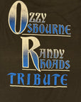 Vintage 1980s Ozzy Osbourne Randy Rhoads Tribute T-Shirt |  Rock Tee