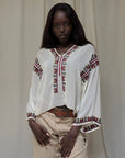 Vintage 1940’s Eastern European Embroidered Blouse